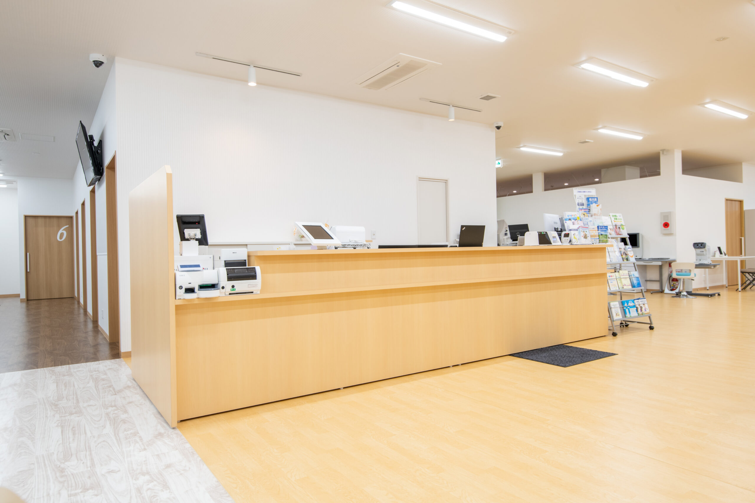 クリニックの受付