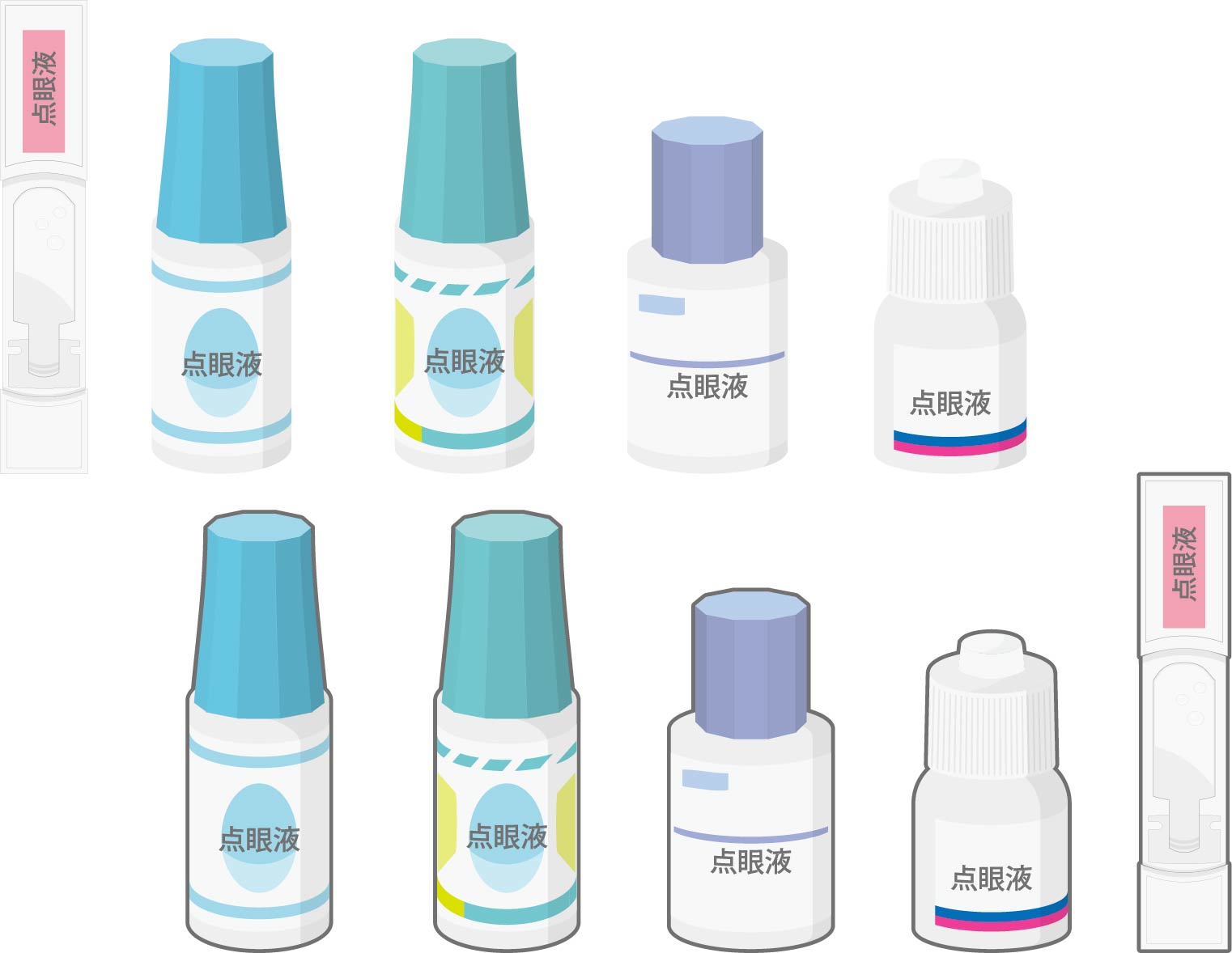 緑内障の点眼治療